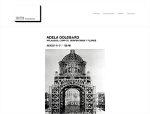 Tablet Screenshot of galeriaenriqueguerrero.com